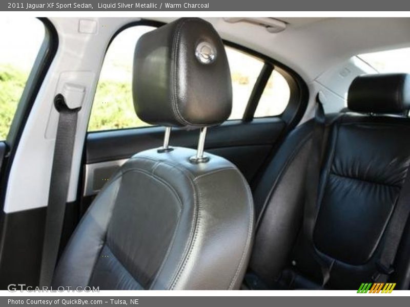 Liquid Silver Metallic / Warm Charcoal 2011 Jaguar XF Sport Sedan