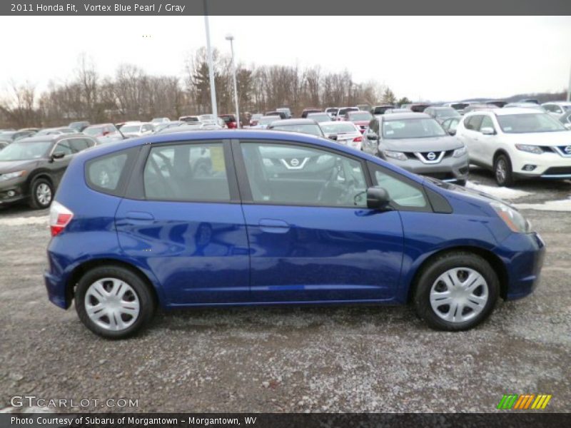 Vortex Blue Pearl / Gray 2011 Honda Fit