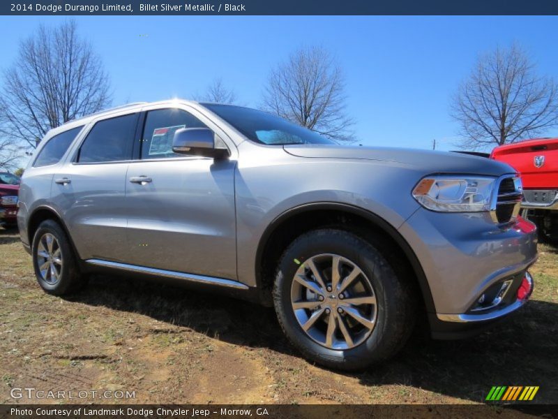 Billet Silver Metallic / Black 2014 Dodge Durango Limited