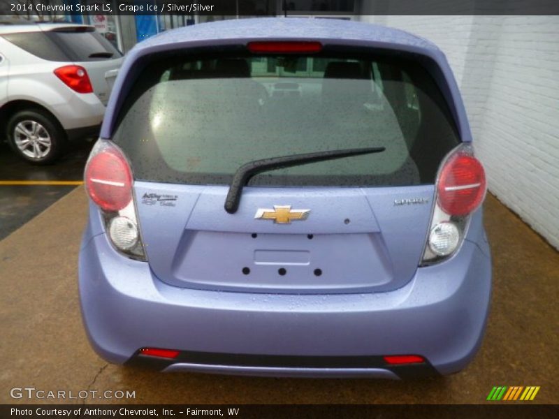 Grape Ice / Silver/Silver 2014 Chevrolet Spark LS