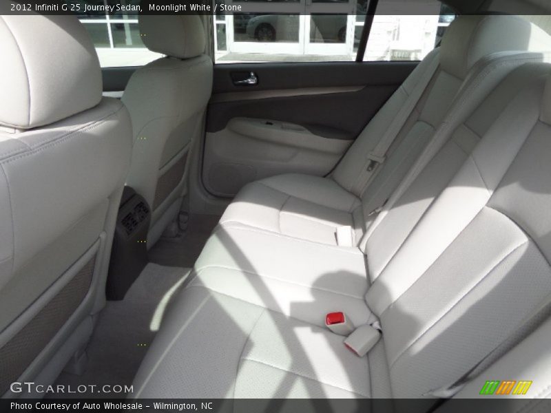 Moonlight White / Stone 2012 Infiniti G 25 Journey Sedan