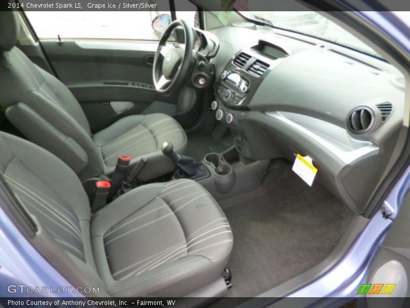  2014 Spark LS Silver/Silver Interior