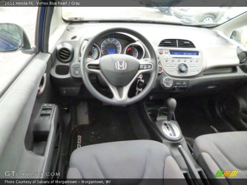 Vortex Blue Pearl / Gray 2011 Honda Fit