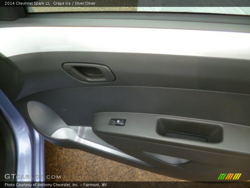 Grape Ice / Silver/Silver 2014 Chevrolet Spark LS