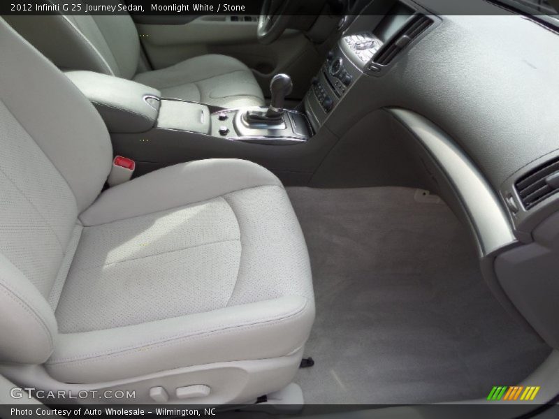 Moonlight White / Stone 2012 Infiniti G 25 Journey Sedan