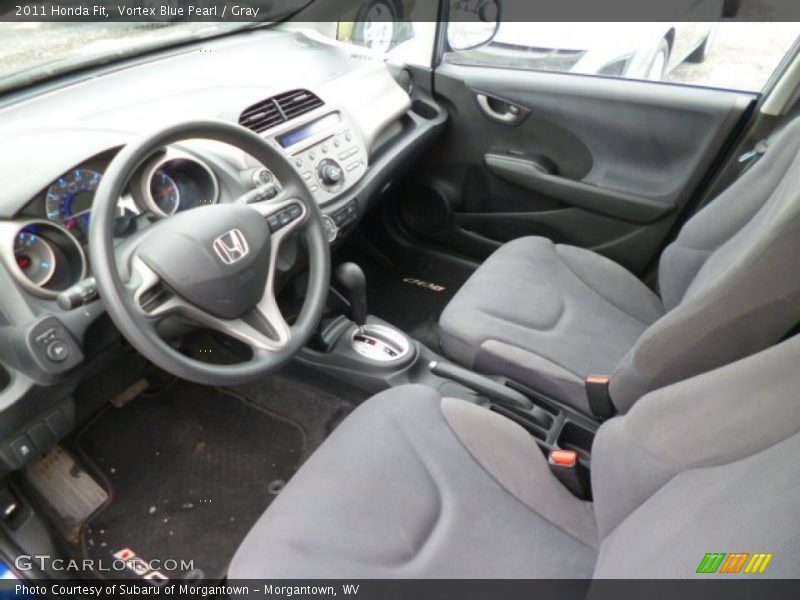Vortex Blue Pearl / Gray 2011 Honda Fit
