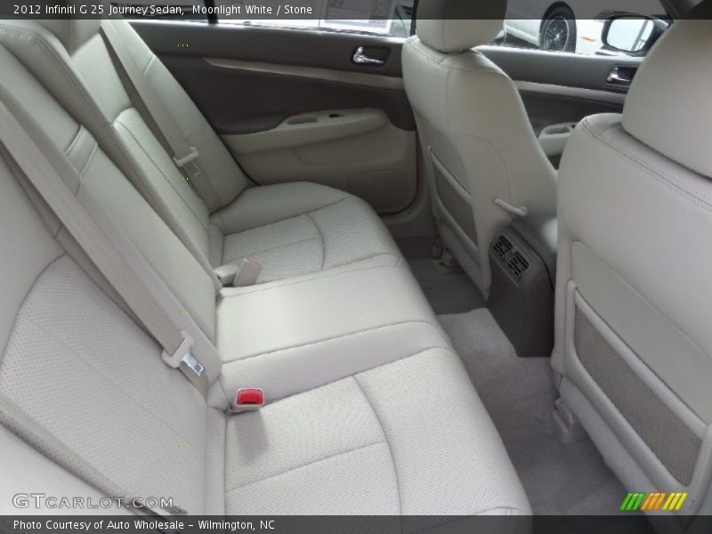 Moonlight White / Stone 2012 Infiniti G 25 Journey Sedan