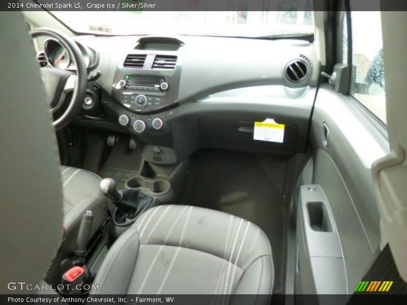 Grape Ice / Silver/Silver 2014 Chevrolet Spark LS