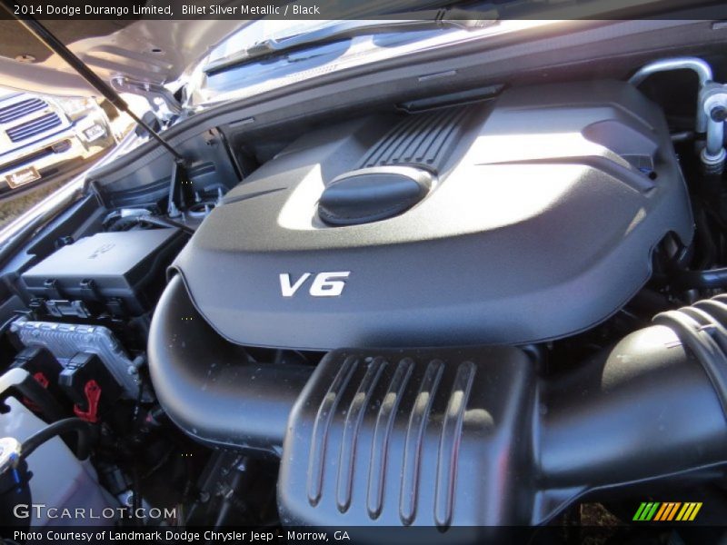 Billet Silver Metallic / Black 2014 Dodge Durango Limited