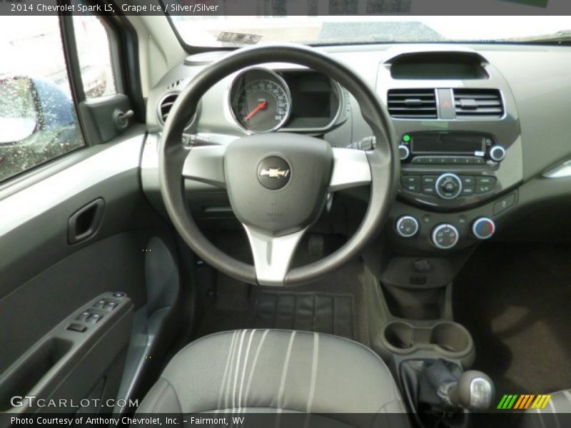 Grape Ice / Silver/Silver 2014 Chevrolet Spark LS