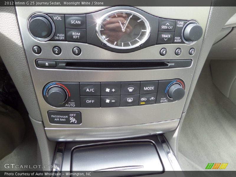 Moonlight White / Stone 2012 Infiniti G 25 Journey Sedan