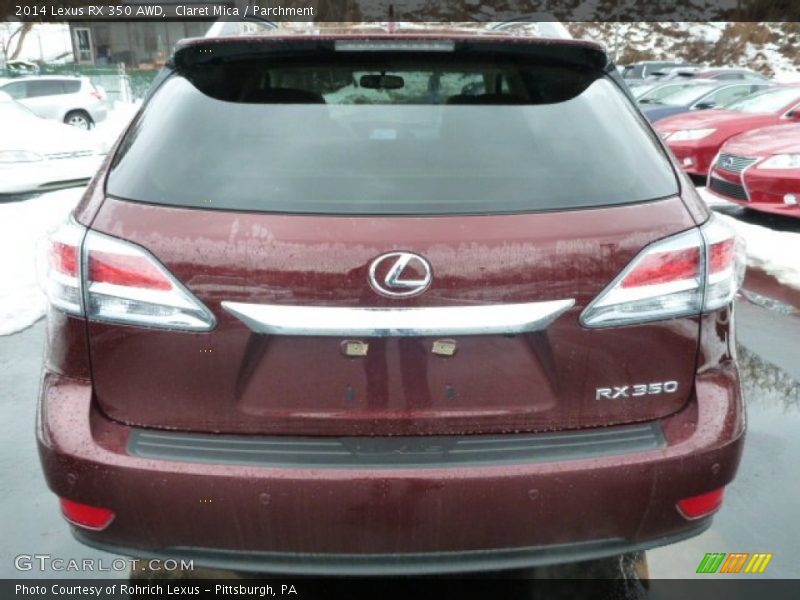 Claret Mica / Parchment 2014 Lexus RX 350 AWD
