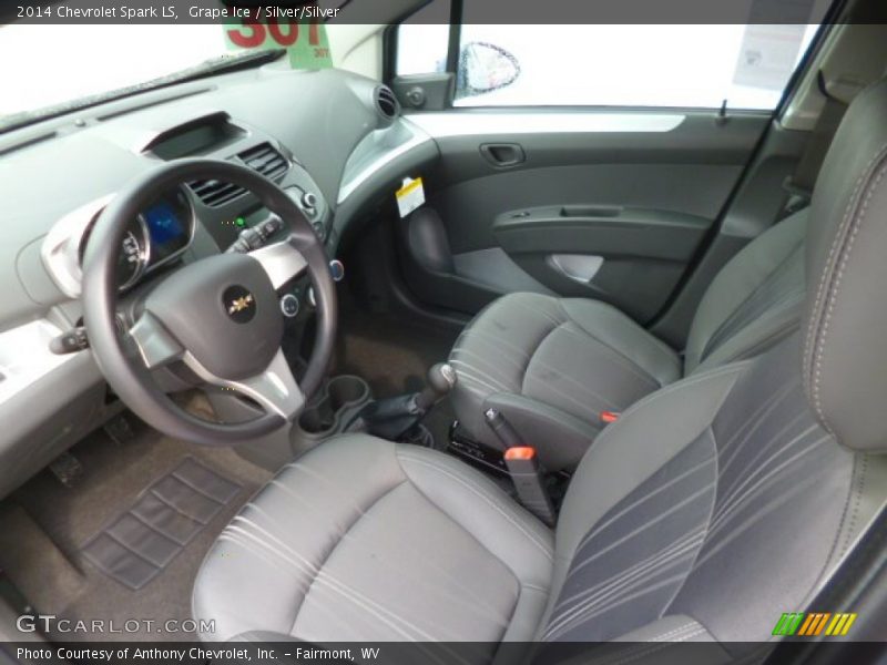 Silver/Silver Interior - 2014 Spark LS 
