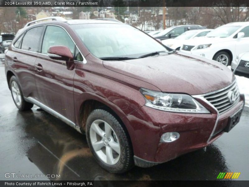 Claret Mica / Parchment 2014 Lexus RX 350 AWD