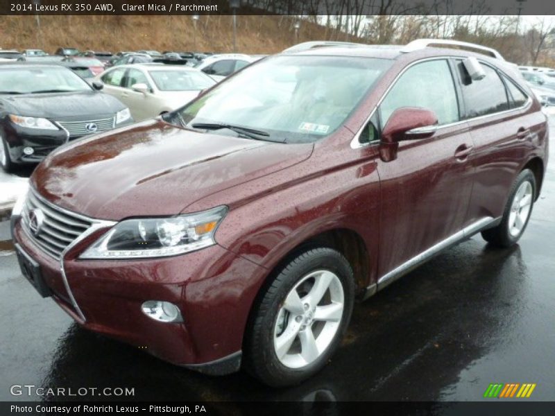 Claret Mica / Parchment 2014 Lexus RX 350 AWD
