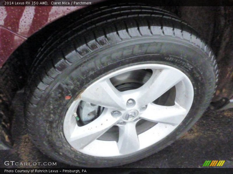 Claret Mica / Parchment 2014 Lexus RX 350 AWD