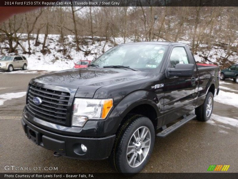 Tuxedo Black / Steel Grey 2014 Ford F150 STX Regular Cab 4x4