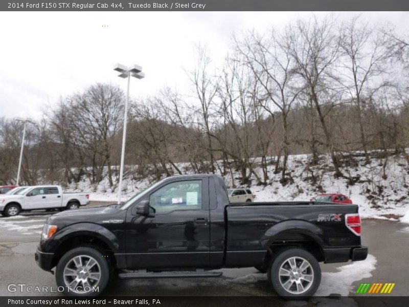  2014 F150 STX Regular Cab 4x4 Tuxedo Black