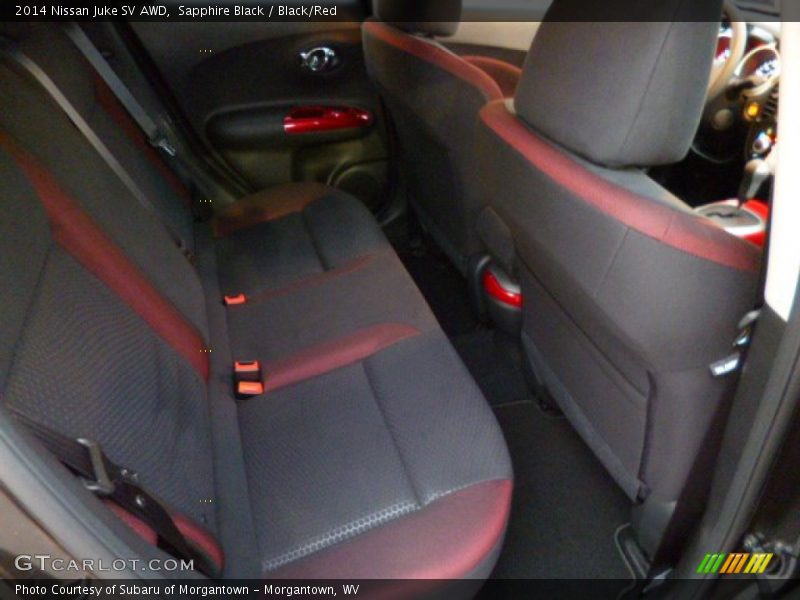 Sapphire Black / Black/Red 2014 Nissan Juke SV AWD