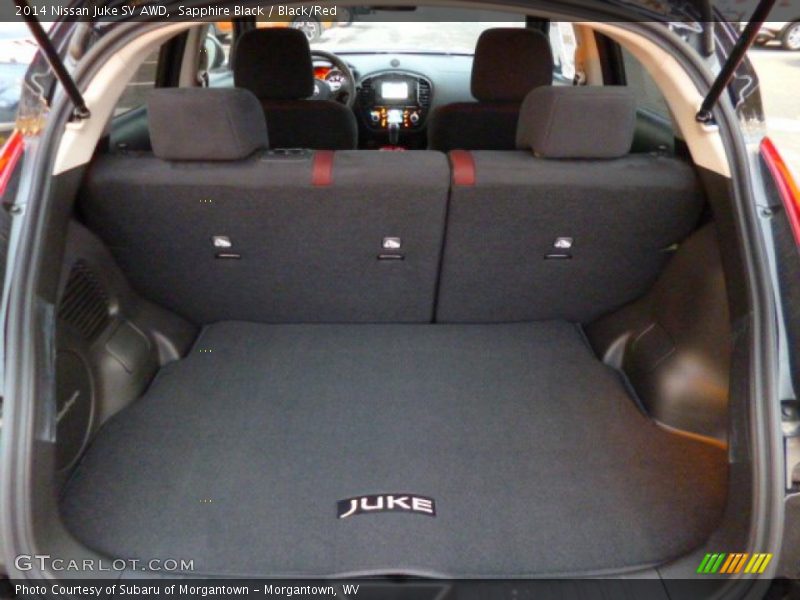 Sapphire Black / Black/Red 2014 Nissan Juke SV AWD