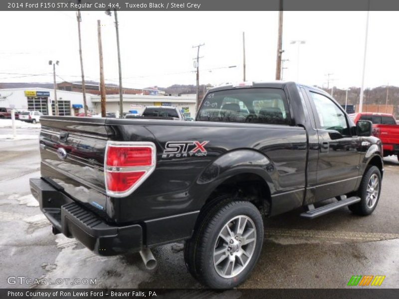 Tuxedo Black / Steel Grey 2014 Ford F150 STX Regular Cab 4x4