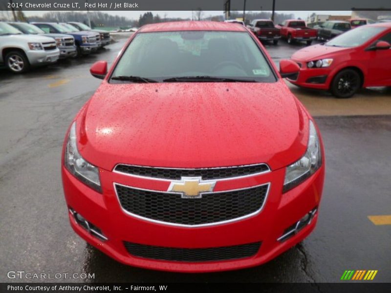 Red Hot / Jet Black 2014 Chevrolet Cruze LT