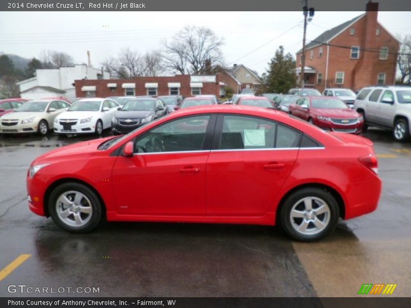 Red Hot / Jet Black 2014 Chevrolet Cruze LT