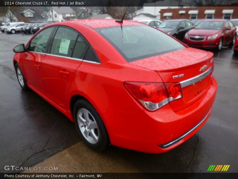 Red Hot / Jet Black 2014 Chevrolet Cruze LT