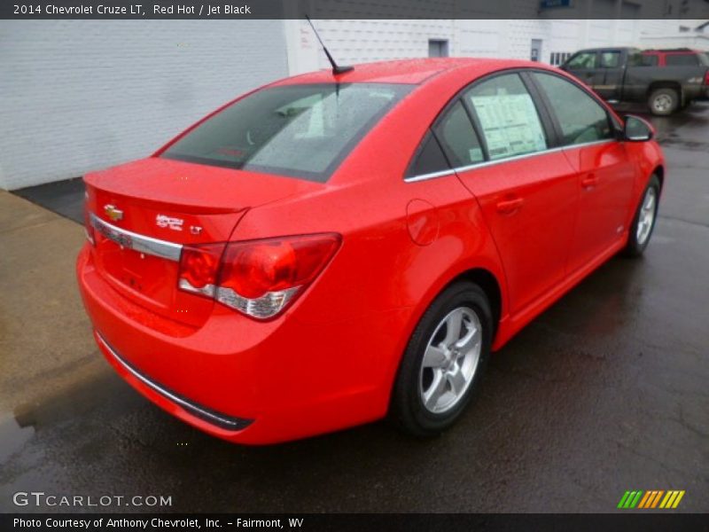 Red Hot / Jet Black 2014 Chevrolet Cruze LT