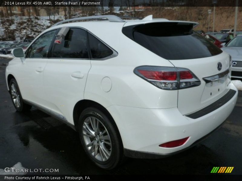 Starfire Pearl / Parchment 2014 Lexus RX 450h AWD