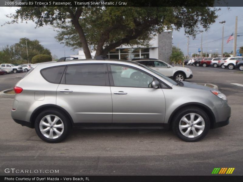 Titanium Silver Metallic / Gray 2006 Subaru B9 Tribeca 5 Passenger