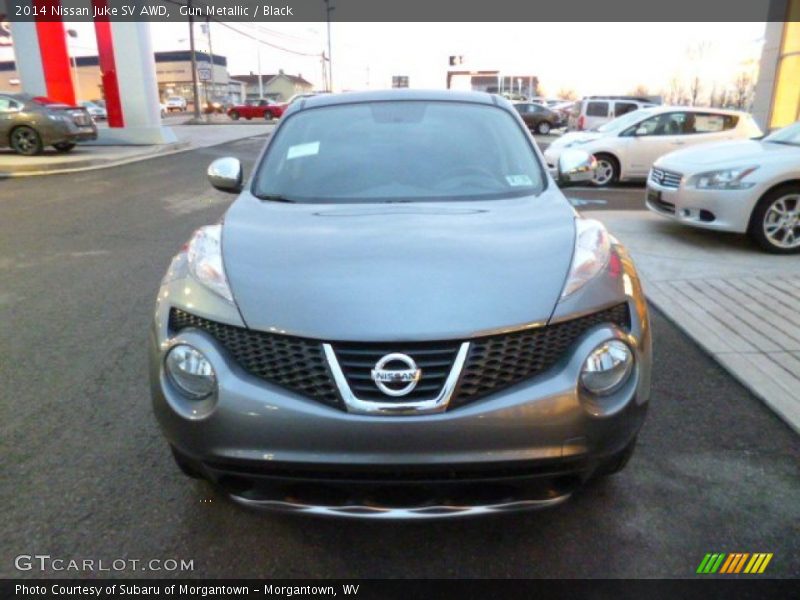 Gun Metallic / Black 2014 Nissan Juke SV AWD