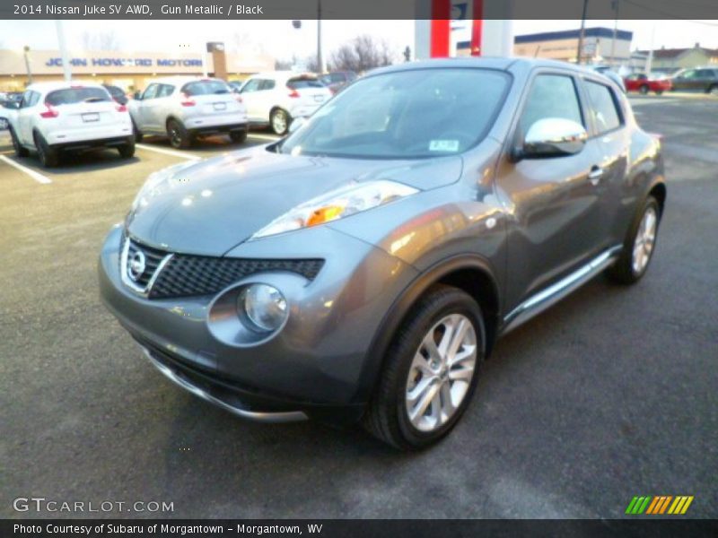 Gun Metallic / Black 2014 Nissan Juke SV AWD