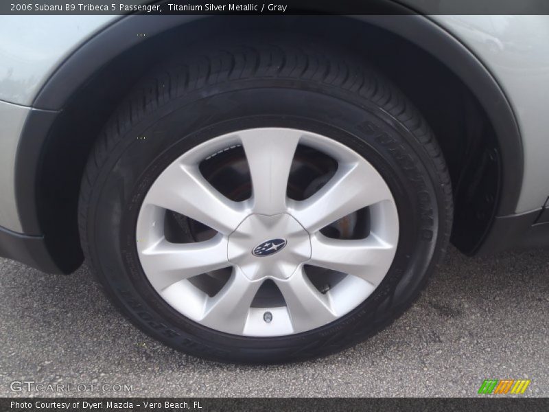 Titanium Silver Metallic / Gray 2006 Subaru B9 Tribeca 5 Passenger