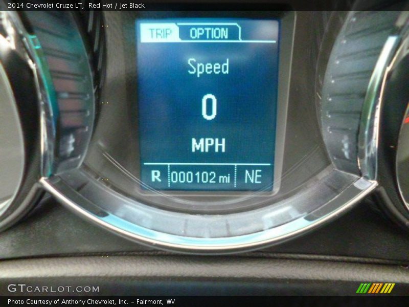 Red Hot / Jet Black 2014 Chevrolet Cruze LT