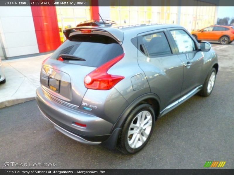 Gun Metallic / Black 2014 Nissan Juke SV AWD