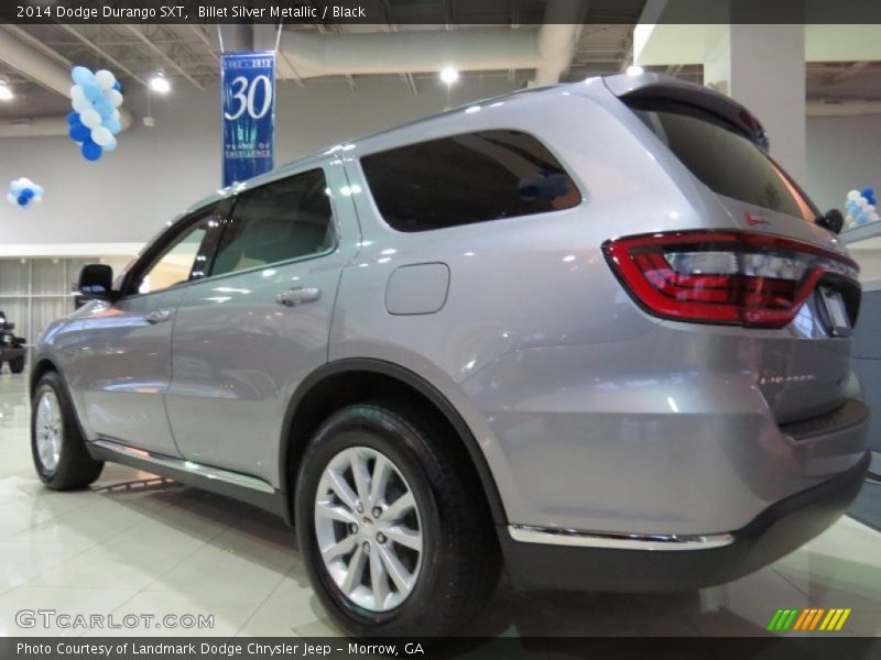 Billet Silver Metallic / Black 2014 Dodge Durango SXT
