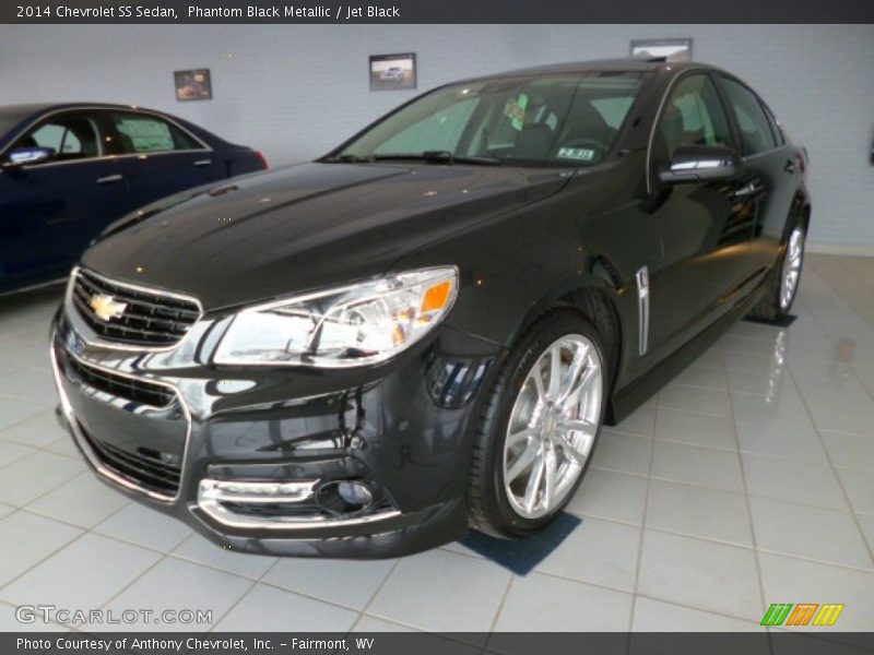 Phantom Black Metallic / Jet Black 2014 Chevrolet SS Sedan