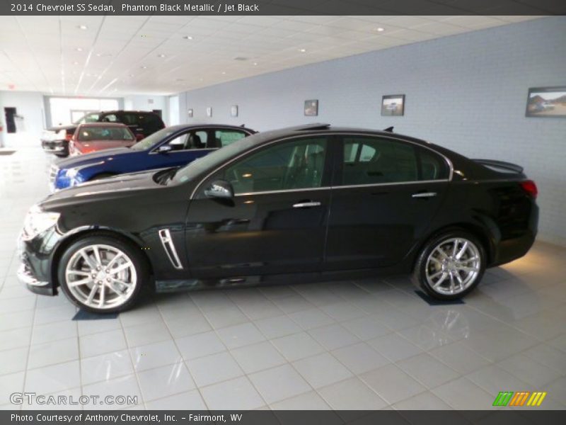 Phantom Black Metallic / Jet Black 2014 Chevrolet SS Sedan