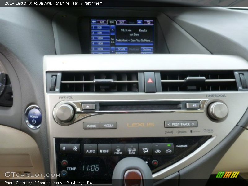 Starfire Pearl / Parchment 2014 Lexus RX 450h AWD