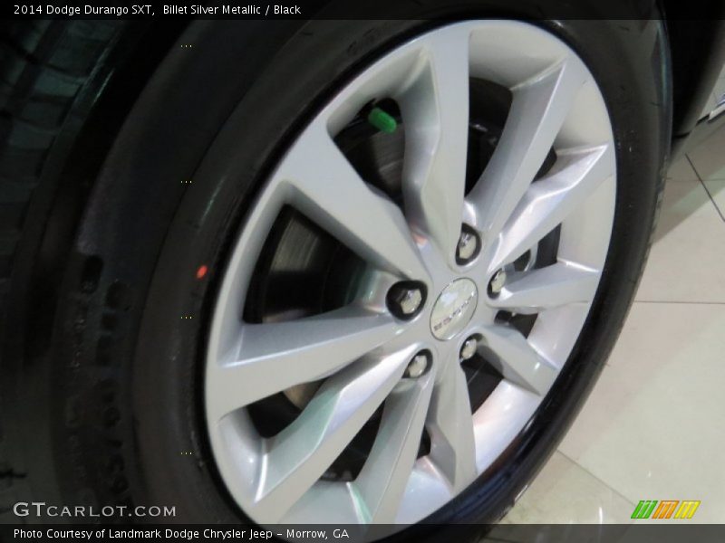 Billet Silver Metallic / Black 2014 Dodge Durango SXT