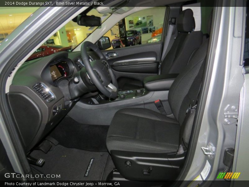 Billet Silver Metallic / Black 2014 Dodge Durango SXT