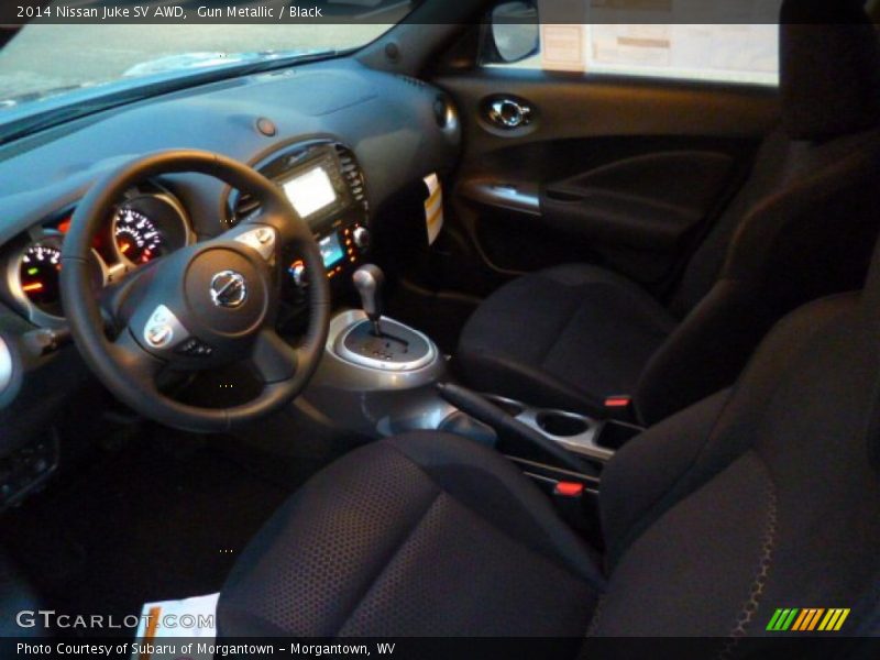 Gun Metallic / Black 2014 Nissan Juke SV AWD