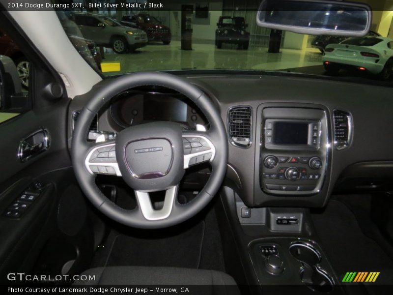 Billet Silver Metallic / Black 2014 Dodge Durango SXT