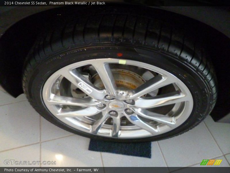 Phantom Black Metallic / Jet Black 2014 Chevrolet SS Sedan