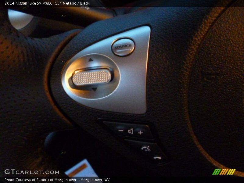 Gun Metallic / Black 2014 Nissan Juke SV AWD
