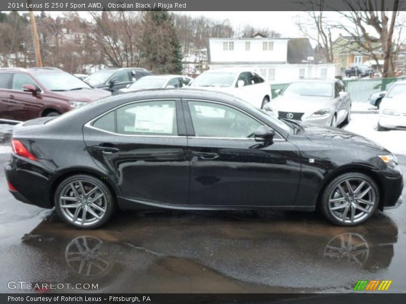 Obsidian Black / Rioja Red 2014 Lexus IS 250 F Sport AWD