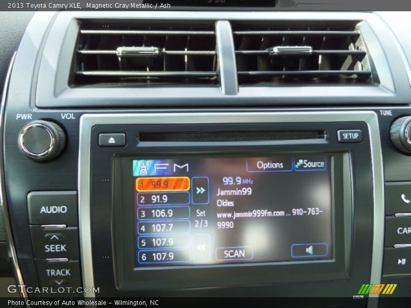 Magnetic Gray Metallic / Ash 2013 Toyota Camry XLE