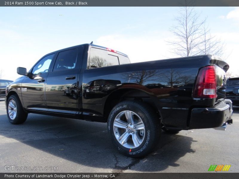 Black / Black 2014 Ram 1500 Sport Crew Cab