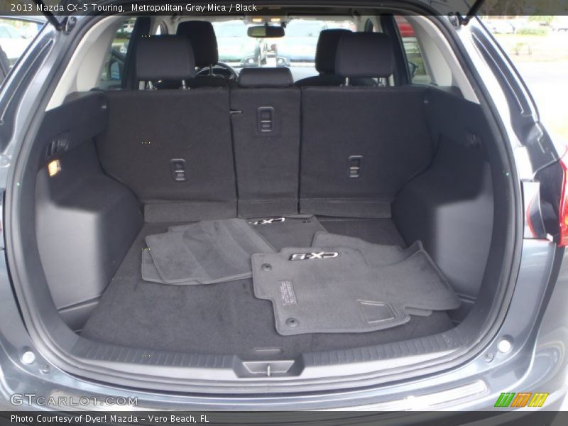 Metropolitan Gray Mica / Black 2013 Mazda CX-5 Touring